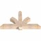 Ekena Millwork Redmond Smooth Timber Gable Bracket, Douglas Fir, 60"W x 35"H x 5 1/2"D x 5 1/2"F, 14/12 Pitch GBW060X35X0606RED00SDF - alternate 5